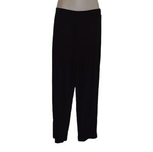 Chico's Women's Travelers flowy Slinky Black soft casual 1R Career Pants